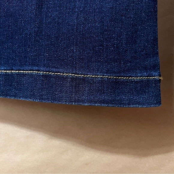 Spanx | Flare Jeans High Rise Pull-On Shaping Slimming Midnight Shade Size XL - Picture 8 of 15